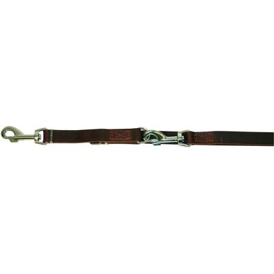 Guinzaglio per cane Kerbl VEGAS marrone - 240cm, 22mm, rinforzato Guinzaglio per cane Kerbl VEGAS marrone - 240cm, 22mm, rinforzato