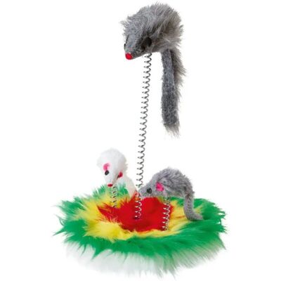 Giocattolo per gatti con piume e odore di CatNip - 17cm Giocattolo per gatti con piume e odore di CatNip - 17cm