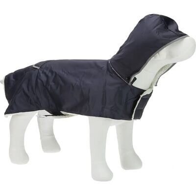 Kerbl Teddy Hundemantel - XL - Dunkelblau - Winddicht & Warm Kerbl Teddy Hundemantel - XL - Dunkelblau - Winddicht & Warm