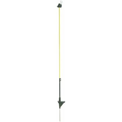 Poteau en fibre de verre AKO - 106cm Ovale Jaune/Noir - Publicité Poteau en fibre de verre AKO - 106cm Ovale Jaune/Noir - Publicité