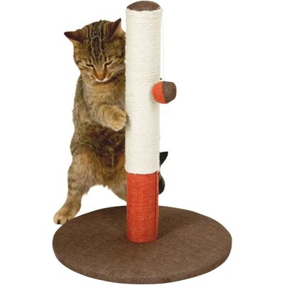 Colonna per Gatti Bordeaux/Marrone - 37x37x50cm Colonna per Gatti Bordeaux/Marrone - 37x37x50cm
