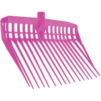 Fourche à fumier EcoFork de Kerbl - Rose, Plastique Résistant à la Rupture - Publicité Fourche à fumier EcoFork de Kerbl - Rose, Plastique Résistant à la Rupture - Publicité