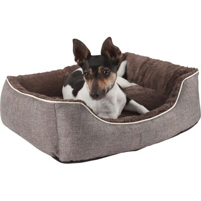 Kerbl Samuel Hundebett - Weiches Fleece, abnehmbarer Kissen, stilvolles Design - Hundebett Kerbl Samuel Hundebett - Weiches Fleece, abnehmbarer Kissen, stilvolles Design - Hundebett