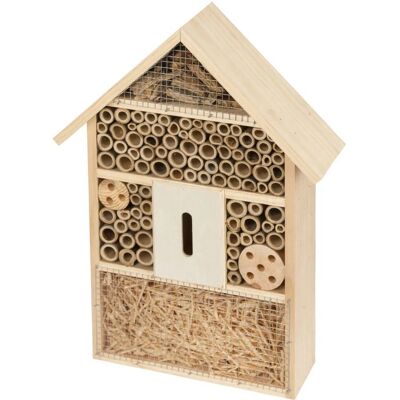 Marque Modèle Hôtel à Insectes Bois Naturel - Hôtel à Insectes 27,5x9x39,5cm - Publicité Marque Modèle Hôtel à Insectes Bois Naturel - Hôtel à Insectes 27,5x9x39,5cm - Publicité