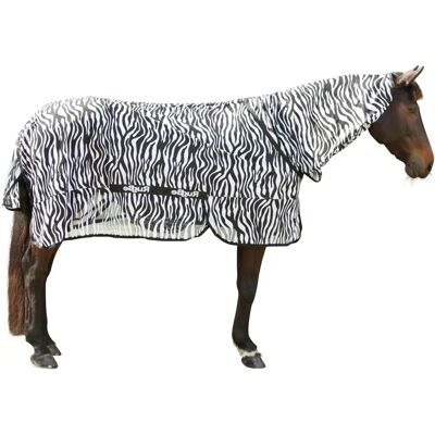 Coperta antizanzare e eczema Covalliero Zebra - 215cm Coperta antizanzare e eczema Covalliero Zebra - 215cm