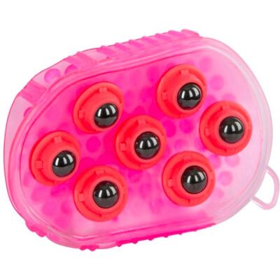 Kerbel Modello Rosa Spazzola per Massaggi per Cura del Cavallo - Strumento di Massaggio Kerbel Modello Rosa Spazzola per Massaggi per Cura del Cavallo - Strumento di Massaggio