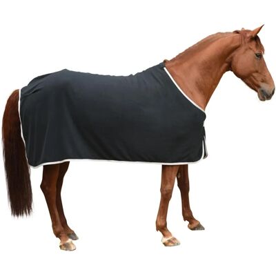 Covalliero RugBe Economic Microfleece Horse Cooler Blanket - Black Covalliero RugBe Economic Microfleece Horse Cooler Blanket - Black