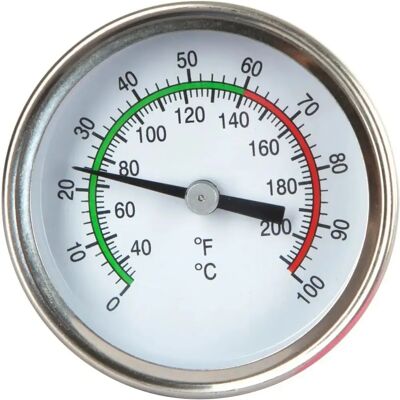Kerbl Thermometer - Edelstahlsonde - 38cm - Unisex - Thermometer Kerbl Thermometer - Edelstahlsonde - 38cm - Unisex - Thermometer