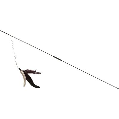 Giocattolo per gatti Kerbl - Cannetta con piume di 95cm Giocattolo per gatti Kerbl - Cannetta con piume di 95cm