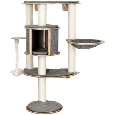 Kerbl Wall-Mounted Cat Tree - Gray - 117cm - Durable Design Kerbl Wall-Mounted Cat Tree - Gray - 117cm - Durable Design