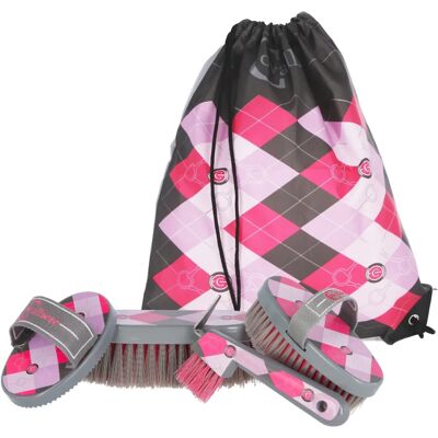 Covalliero Lilli Pink Horse Grooming Bag - Kids' Putzbeutel Covalliero Lilli Pink Horse Grooming Bag - Kids' Putzbeutel