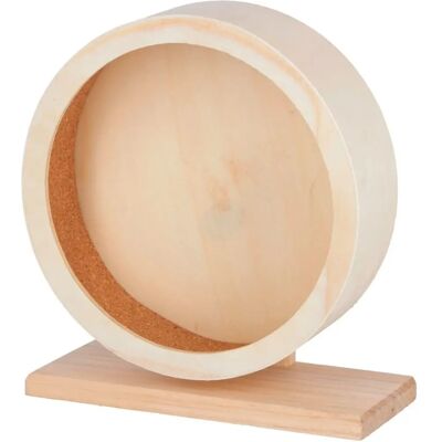 KERBL Hamsterwiel - 22cm Diameter - Hout & Kurk KERBL Hamsterwiel - 22cm Diameter - Hout & Kurk