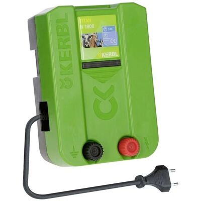 Kerbl Titan N 1800 1,8V elektriskt stängsel - Litet djurinhägnad Kerbl Titan N 1800 1,8V elektriskt stängsel - Litet djurinhägnad