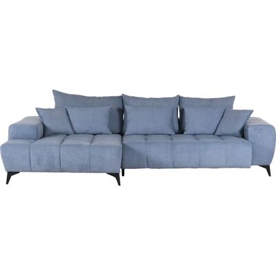 GUTMANN FACTORY Linke Ottomane Blau Sofa - Sofa GUTMANN FACTORY Linke Ottomane Blau Sofa - Sofa