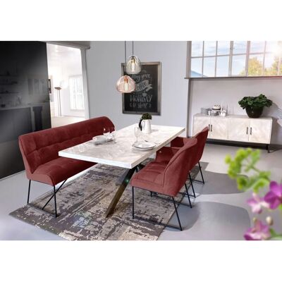 GUTMANN FACTORY Bordeaux Chenille Sofa - Sofa GUTMANN FACTORY Bordeaux Chenille Sofa - Sofa