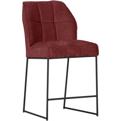 GUTMANN FACTORY Bordeaux Chenille Barhocker - Barhocker GUTMANN FACTORY Bordeaux Chenille Barhocker - Barhocker