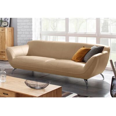 GUTMANN FACTORY Venezuela 3-Sitzer Sofa - Semi-Anilin-Leder GUTMANN FACTORY Venezuela 3-Sitzer Sofa - Semi-Anilin-Leder