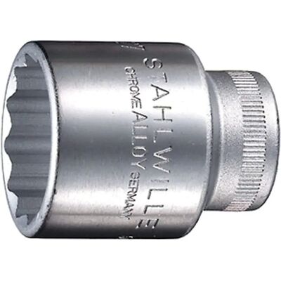 Stahlwille - Steckschlüssel 50 1/2 Zoll 12 Zähne SW 23mm L.42mm - Stecknuss Stahlwille - Steckschlüssel 50 1/2 Zoll 12 Zähne SW 23mm L.42mm - Stecknuss