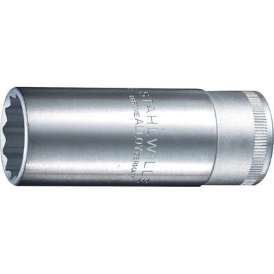 Clé à douille 12 points 27mm Stahlwille - Acier, 83mm de long Clé à douille 12 points 27mm Stahlwille - Acier, 83mm de long