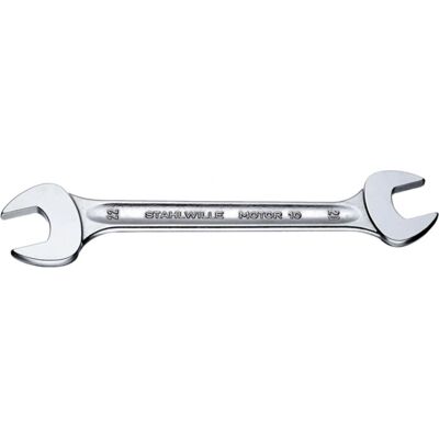 Stahlwille 40030810 Chrome Open End Wrench - DIN 3110 Stahlwille 40030810 Chrome Open End Wrench - DIN 3110