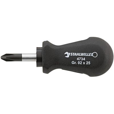 Tournevis cruciforme Stahlwille 4734 2 - Phillips Recess - Court - 80mm Tournevis cruciforme Stahlwille 4734 2 - Phillips Recess - Court - 80mm
