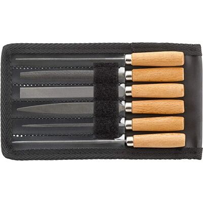 Conjunto de 6 limas Stahlwille 12800 - Plano, Triangular, Quadrado Conjunto de 6 limas Stahlwille 12800 - Plano, Triangular, Quadrado