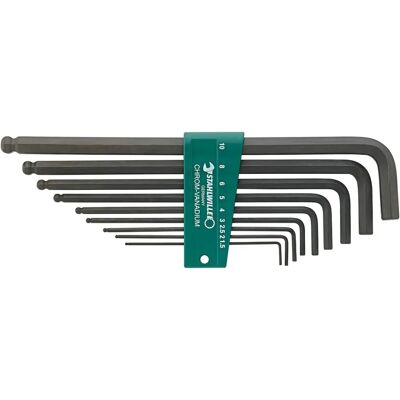 Stahlwille 10767/9 set inbussleutels - Balhoofd - 1,5-10mm Stahlwille 10767/9 set inbussleutels - Balhoofd - 1,5-10mm
