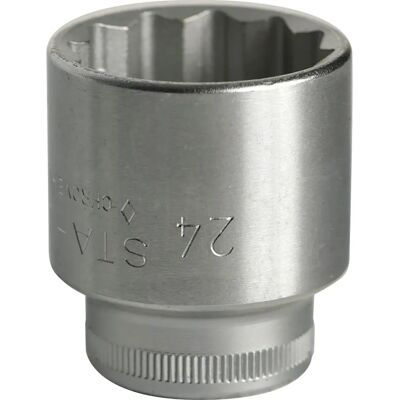 Stahlwille Stecknuss - 24mm, 35mm Länge, Präzisionswerkzeug Stahlwille Stecknuss - 24mm, 35mm Länge, Präzisionswerkzeug
