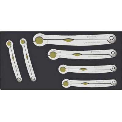 Set di chiavi a cricchetto Stahlwille TCS 240/6 - 10-19mm Set di chiavi a cricchetto Stahlwille TCS 240/6 - 10-19mm