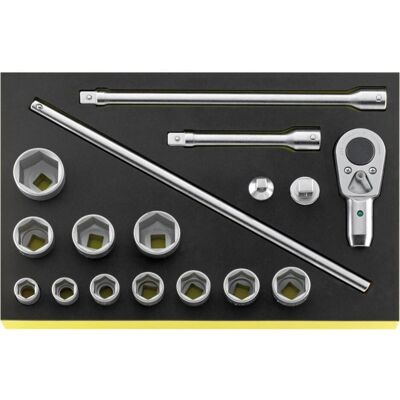 Stahlwille TCS 55/11/6 Werkzeugsatz - 17-teilig, 3/4" Antrieb Stahlwille TCS 55/11/6 Werkzeugsatz - 17-teilig, 3/4" Antrieb