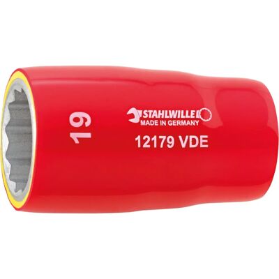 Stahlwille 12179 VDE - Steckverbindung - 19mm - VDE-isolerad Stahlwille 12179 VDE - Steckverbindung - 19mm - VDE-isolerad