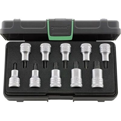 Set de 10 embouts de douilles étoiles Stahlwille 54TX/10 - 1/2 pouce - Torx Set de 10 embouts de douilles étoiles Stahlwille 54TX/10 - 1/2 pouce - Torx