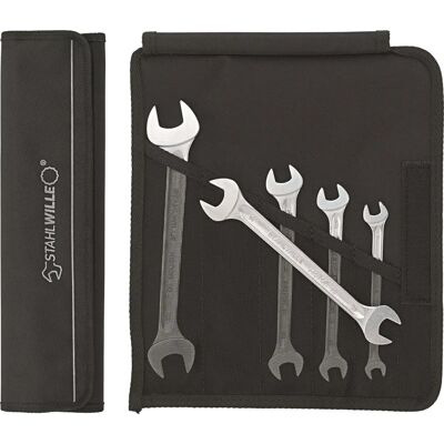 Stahlwille 96400304 Doppelmaulschlüssel-Set, 5 delar, 8-19mm Stahlwille 96400304 Doppelmaulschlüssel-Set, 5 delar, 8-19mm