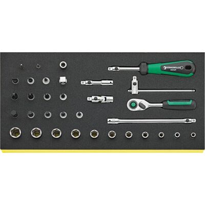 Stahlwille TCS 40/41/44 / 8QR Steckschlüssel-Set - 33 Stück Stahlwille TCS 40/41/44 / 8QR Steckschlüssel-Set - 33 Stück