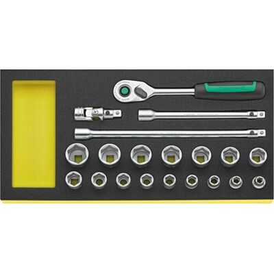 STAHLWILLE 456/16/4 MF QR Werkzeugset - Sicher, 20 Stück STAHLWILLE 456/16/4 MF QR Werkzeugset - Sicher, 20 Stück