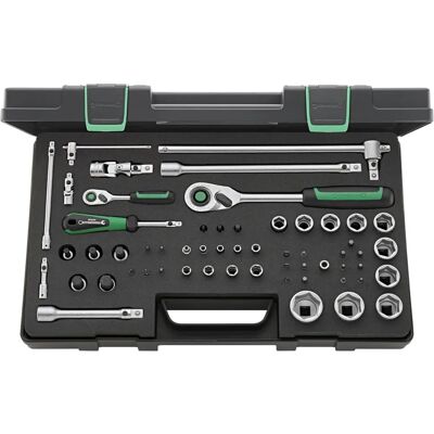 Stahlwille 57-teilig Steckschlüssel-Set 1/4 & 1/2 Zoll - Profi-Werkzeug Stahlwille 57-teilig Steckschlüssel-Set 1/4 & 1/2 Zoll - Profi-Werkzeug