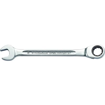 Stahlwille 41172121 Schraubenschlüssel - 17/21mm, Ratsche, Hochfest Stahlwille 41172121 Schraubenschlüssel - 17/21mm, Ratsche, Hochfest