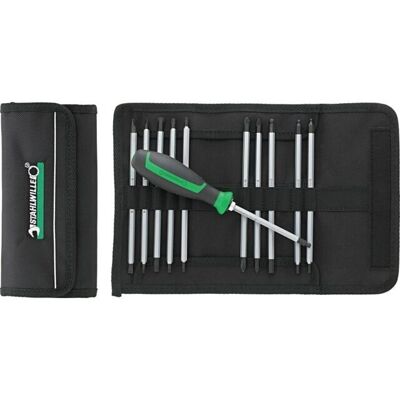 Stahlwille 4798 Adapter-Schraubenzieher-Set - 11-tlg, umkehrbar Stahlwille 4798 Adapter-Schraubenzieher-Set - 11-tlg, umkehrbar
