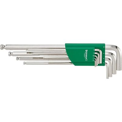 Stahlwille 10767/9 Inbussleutelset - Kula huvud, 1,5-10mm Stahlwille 10767/9 Inbussleutelset - Kula huvud, 1,5-10mm