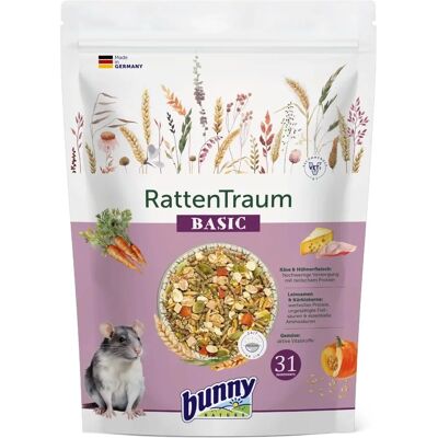 Bunny RattenTraum Basic - 2 x 500 g - Nourriture pour rongeurs Bunny RattenTraum Basic - 2 x 500 g - Nourriture pour rongeurs