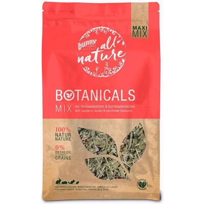 Bunny Nature Botanicals Maxi Mix Feuilles de Framboise - Collation pour Animaux Bunny Nature Botanicals Maxi Mix Feuilles de Framboise - Collation pour Animaux