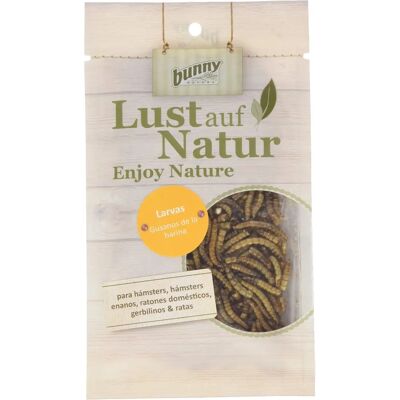 Bunny Nature Snack Larvas Gusanos para Roedores - 6x35g Bunny Nature Snack Larvas Gusanos para Roedores - 6x35g