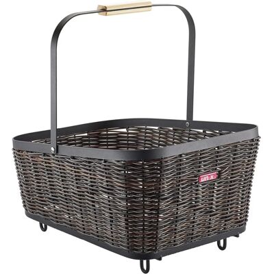 Panier de vélo Unix Baldo Universel - 45x31x20 - Noir - Publicité Panier de vélo Unix Baldo Universel - 45x31x20 - Noir - Publicité