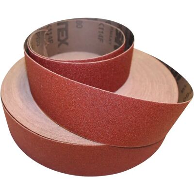 Bobine de tissu abrasif flexible VSM 115mm K100 - Métal - Publicité Bobine de tissu abrasif flexible VSM 115mm K100 - Métal - Publicité