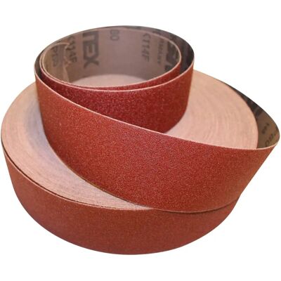 VSM KK114F Rollo de Papel Abrasivo - 115mm Grano 80 - Trabajo en Metal VSM KK114F Rollo de Papel Abrasivo - 115mm Grano 80 - Trabajo en Metal