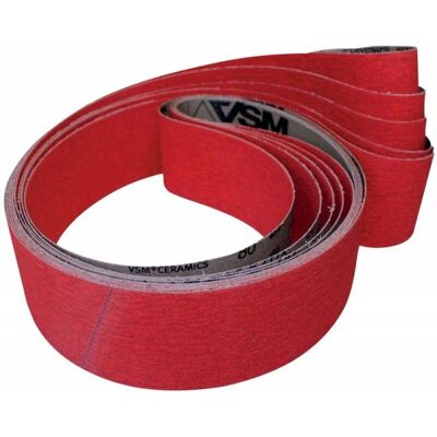 VSM Bande abrasive - 150x2000 mm - Grain en céramique 36 - Publicité VSM Bande abrasive - 150x2000 mm - Grain en céramique 36 - Publicité