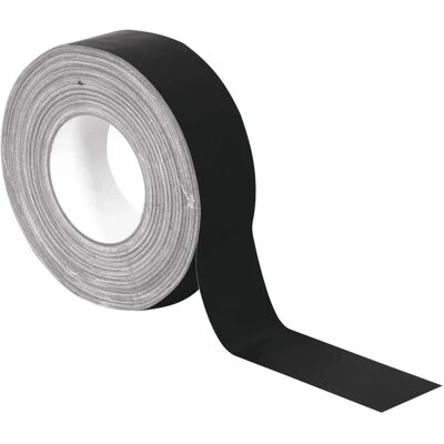 SweetPRO Stoffbånd - Svart, Matt, 50mm x 50m - Tissue Tape SweetPRO Stoffbånd - Svart, Matt, 50mm x 50m - Tissue Tape