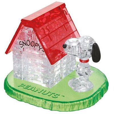 HCM Kinzel 3D Kristall Puzzle Snoopy Haus - 50 Teile HCM Kinzel 3D Kristall Puzzle Snoopy Haus - 50 Teile