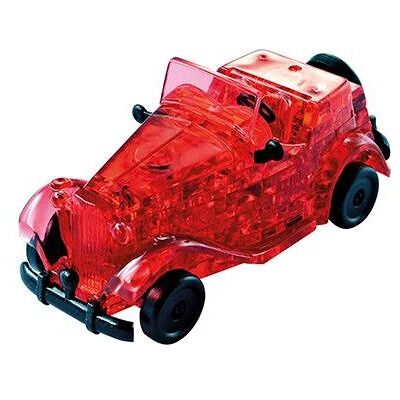 HCM Kinzel HCM59135 - 3D Kristall Puzzle Oldtimer - Rot, 53 Teile HCM Kinzel HCM59135 - 3D Kristall Puzzle Oldtimer - Rot, 53 Teile