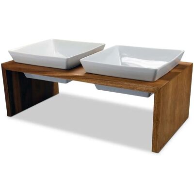 Wolters Meshidai True Doppelnapf - Holz, 0,4L Wolters Meshidai True Doppelnapf - Holz, 0,4L